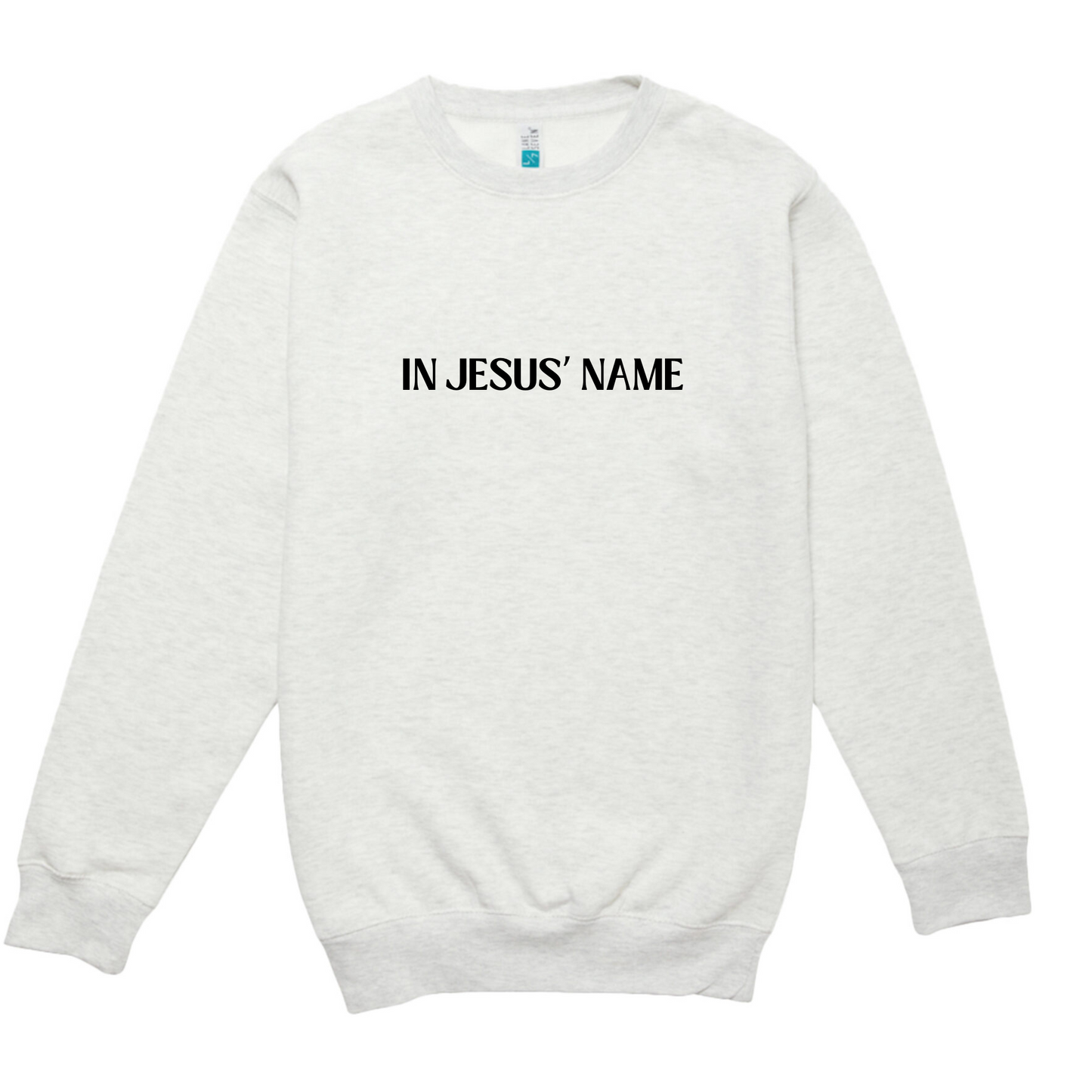 In Jesus' Name Crew Neck Sweater